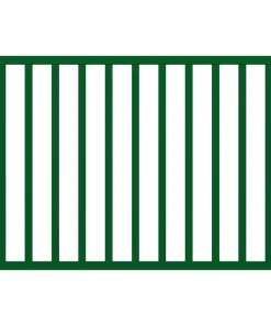 Clôture barreaudé remplissage tubes 20x20mm prix au m²