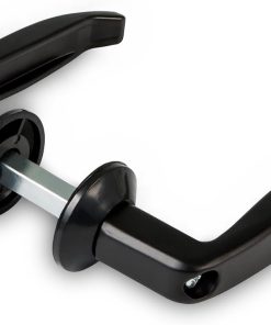 Paire de béquilles alu, carré de 8mm long | 120mm pour serrure hybride