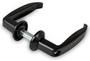 Paire de béquilles alu, carré de 8mm long | 120mm pour serrure hybride