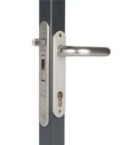 Serrure à encastrer tout inox avec axe de 20 mm pour profils de 40 mm et plus - FORTYLOCK