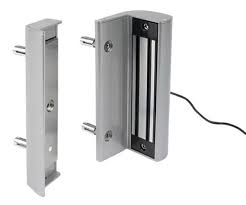 Ventouse électromagnétique en applique sans poignées pour portails battants