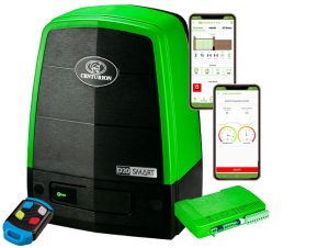 Kit de motorisation Centurion D20 SMART 24V DC pour portail coulissant – Crémaillère en acier – 2000 kg