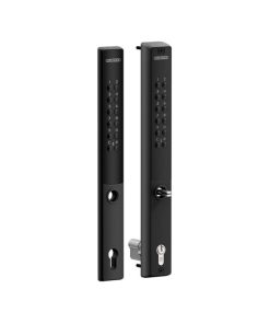 VERA - Serrure à code électronique sur batterie pour les serrures à encastrer pour profils de profondeur 50mm - VSZ - Cylindre variés - deux côtés - Argent