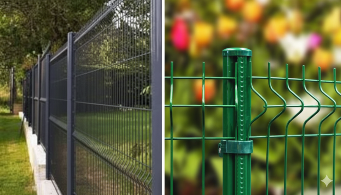 Grillage rigide : gris anthracite ou vert ?